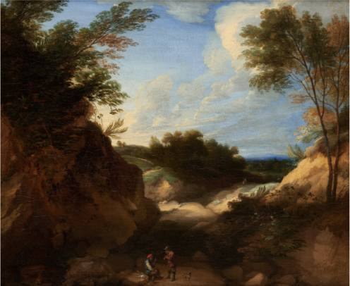 Hilly Landscape with Figures