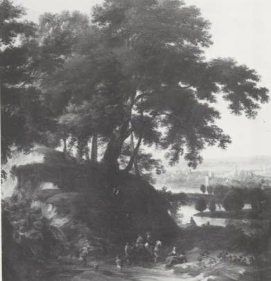 A Wooded Landscape with Travellers on a Path