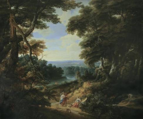 Landscape with a Castle and Figures