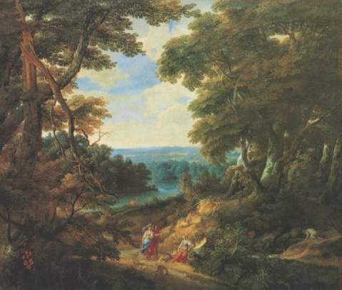 Landscape with a Castle and Figures