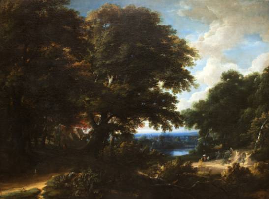 Wooded Landscape with View on 