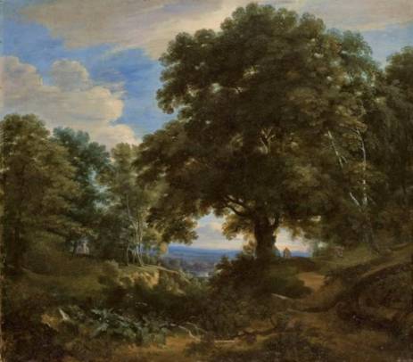 Peasant Praying at the Foot of a Large Tree