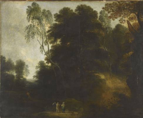 Landscape with Three Men in the Foreground