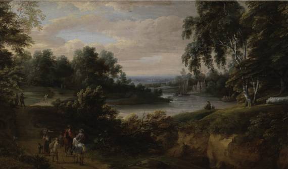 Landscape with River and Horsemen