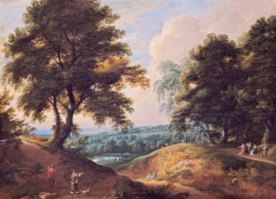 Landscape with Huntsman