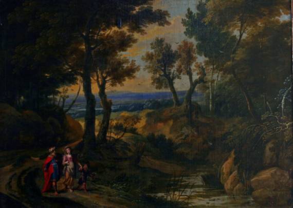 Landscape with Abraham, Agar and Ishmael