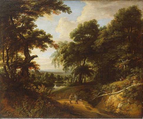 Forest Lanscape with Figures