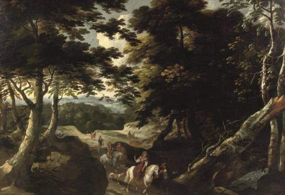 Landscape with Falcon Hunt