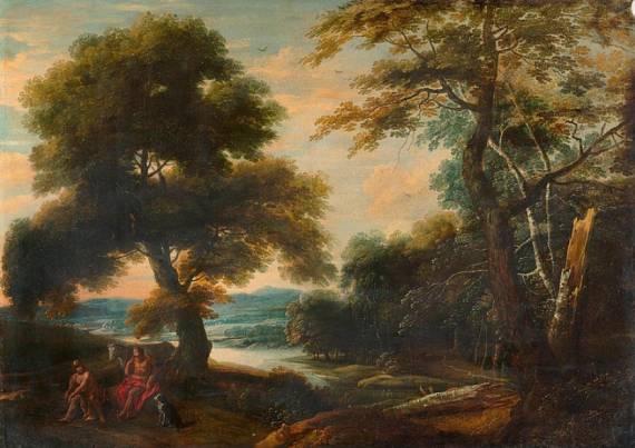 Wooded Landscape with Mercury and Argus