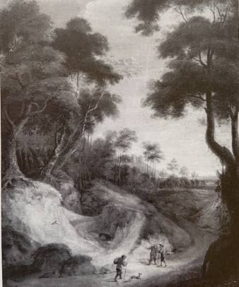 Peasants at Rest in the Foreground of a Wooded Landscape