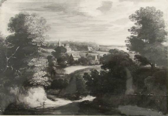 Landscape with a View of a Village