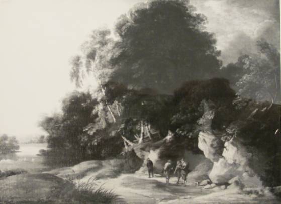 Landscape with Figures at Forest Edge