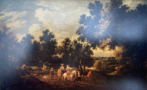 Jacques d'Arthois - Elegant Riders in a Glade
