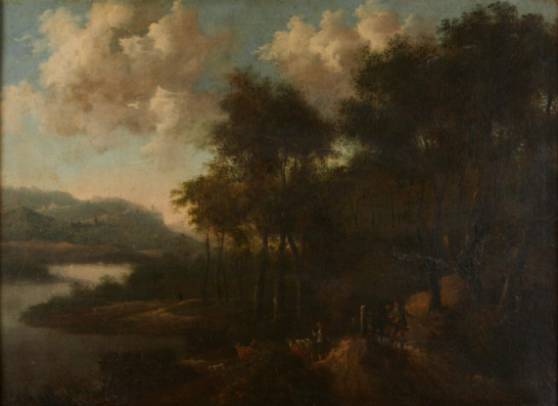 Wooded River Landscape