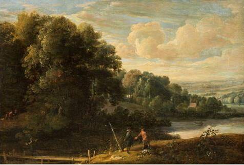 Travellers in a River Landscape