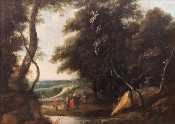 An Animated Scene in a Landscape