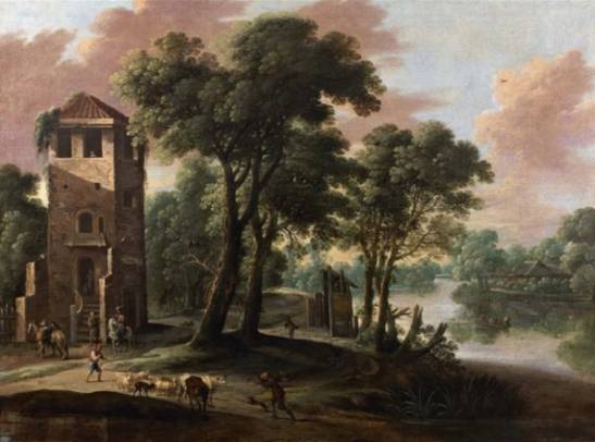 Landscape with Riders near a Tower