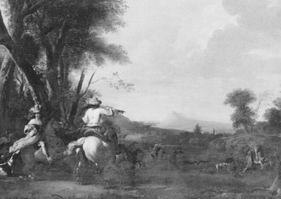 Hound Hunting Scene