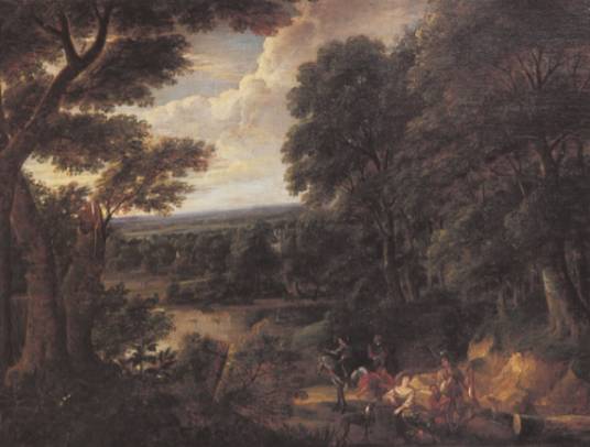 Hunting Party Scene