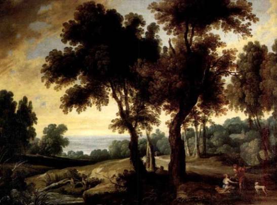 Figures in a Pastoral Landscape