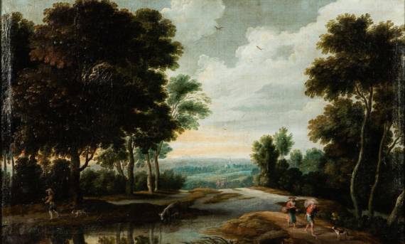 Landscape with Peasants and Animals