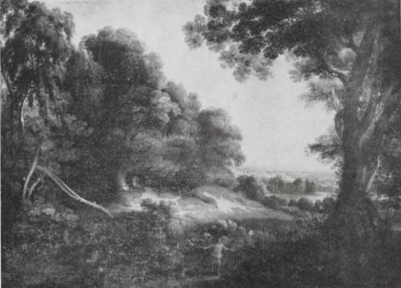 Wooded Landscape with a Village in the Background