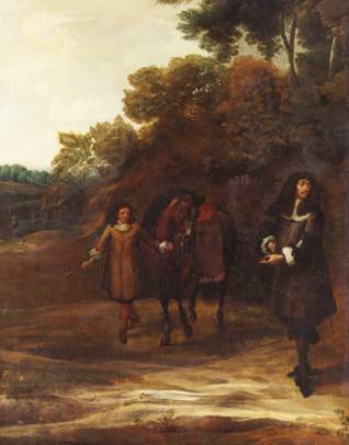 Portrait of an Unknown Man with his Servant