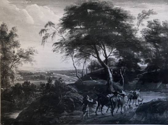 Landscape with Shepherd and Flock