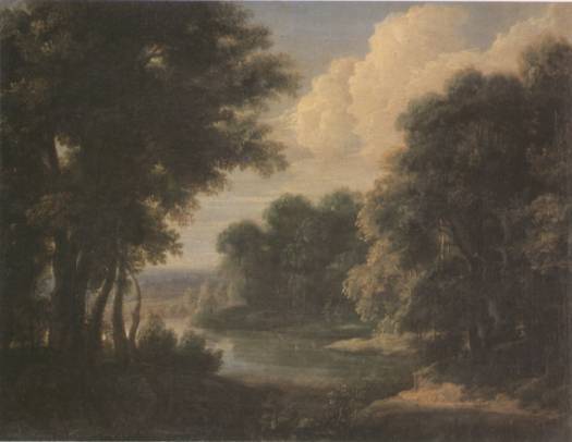 Wooded Landscape with Distant View