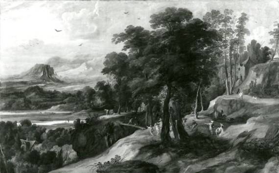 Hilly Landscape with Figures