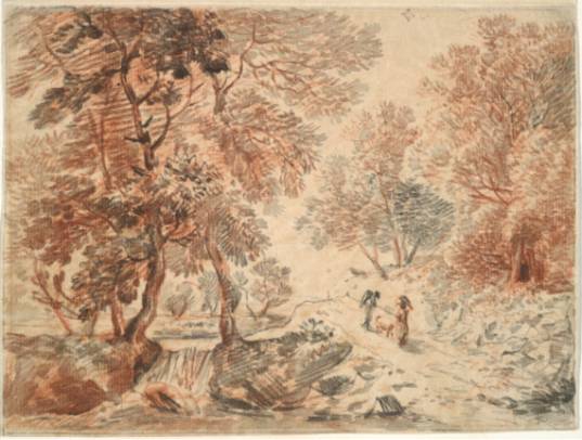 Landscape with Two Figures