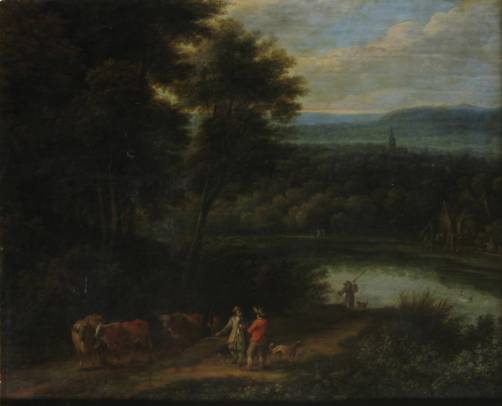 Wooded Landscape with a River