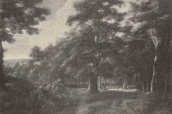 Wooded Landscape with Distant Figures