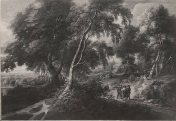 Wooded Landscape with Figures