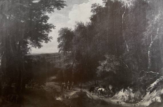 Wooded Landscape with Travellers and Cattle