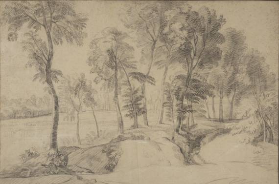 Landscape with Trees by the Water