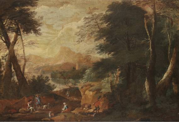 Hunters in a Forest