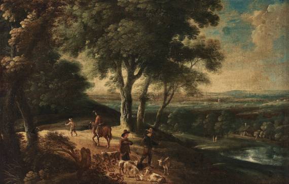 Landscape with Figures and Cattle