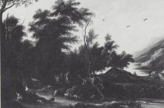 Wooded Landscape Animated by Fauns and Nymphs