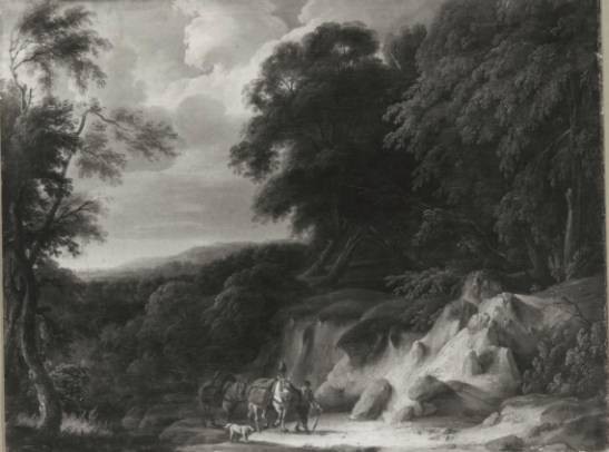 A Wooded Landscape with a Traveller