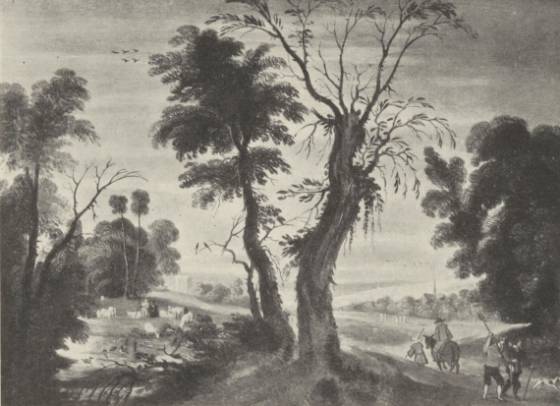 Landscape with Huntsmen