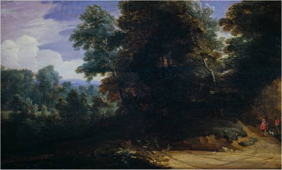 Landscape with Hunters