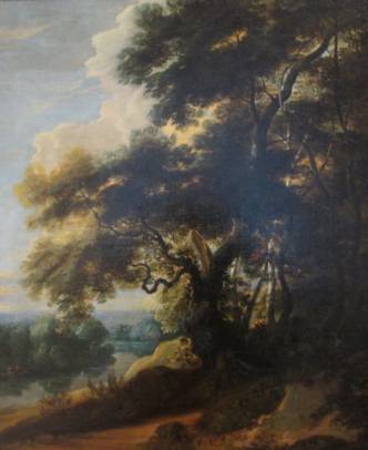 Wooded Landscape with a River