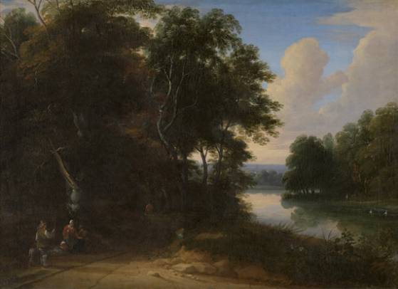 Wooded Landscape with a River