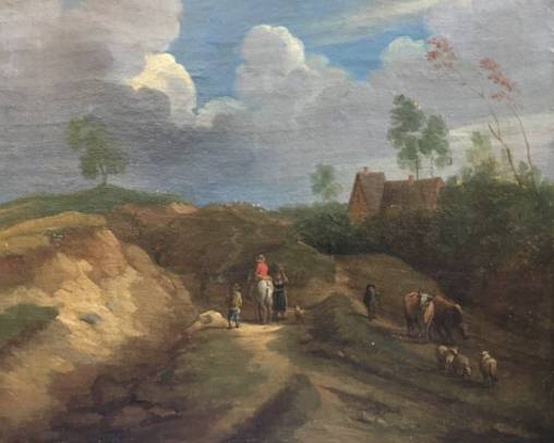 Hilly Landscape with Figures