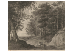 Work 1006: Wooded Landscape with Horsecart (1768-1821)