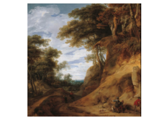 Work 1108: Forest Scene with Huntsmen