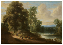 Work 1111: Riverside Landscape