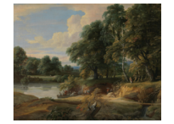 Work 1144: Landscape with Trees and Strecht of Water