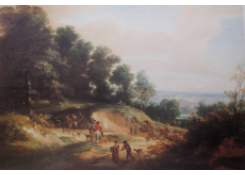 Work 254: A Wooded Hillside with Peasants and Hunters